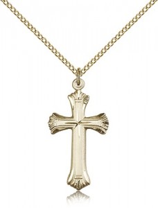 Cross Pendant, Gold Filled [BL6690]