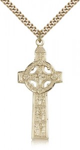 Scriptures Cross Pendant, Gold Filled [BL4330]