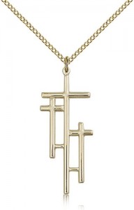 Cross Pendant, Gold Filled [BL6717]