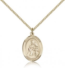 St. Angela Merici Medal, Gold Filled, Medium [BL0721]