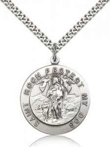St. Roch Medal, Sterling Silver [BL6209]