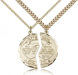 Miz Pah Medal, Gold Filled [BL5322]