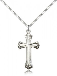 Cross Pendant, Sterling Silver [BL6692]