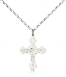 Cross Pendant, Sterling Silver [BL6748]