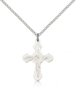 Cross Pendant, Sterling Silver [BL6748]