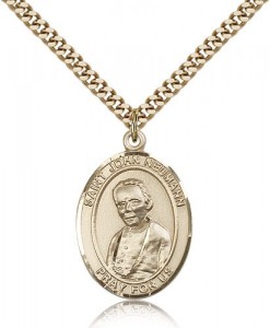 St. John Neumann Medal, Gold Filled, Large [BL2325]