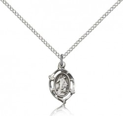 Guardian Angel Medal, Sterling Silver [BL6014]