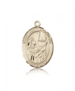 St. Mary Magdalene Medal, 14 Karat Gold, Large [BL2795]