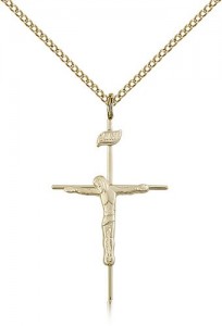 Crucifix Pendant, Gold Filled [BL3992]