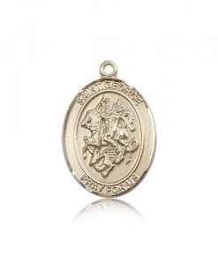 St. George Medal, 14 Karat Gold, Large [BL1926]