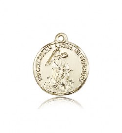 Guardian Angel Medal, 14 Karat Gold [BL4431]