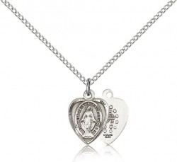 Miraculous Medal, Sterling Silver [BL4821]