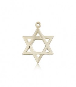 Star of David Medal, 14 Karat Gold [BL5146]