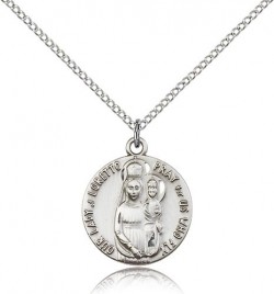 Our Lady of Loretto Medal, Sterling Silver [BL4937]