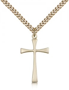 Maltese Cross Pendant, Gold Filled [BL5286]