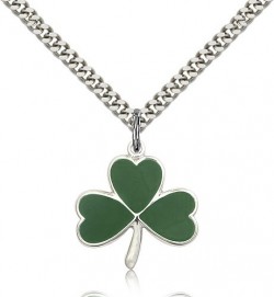 Shamrock Medal, Sterling Silver [BL6231]