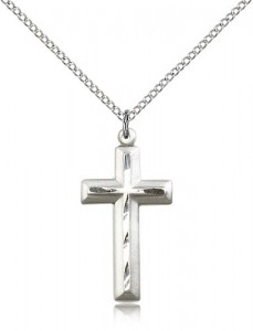 Cross Pendant, Sterling Silver [BL6653]