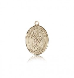 St. Peter Nolasco Medal, 14 Karat Gold, Medium [BL3052]