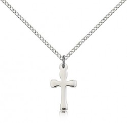 Cross Pendant, Sterling Silver [BL5435]