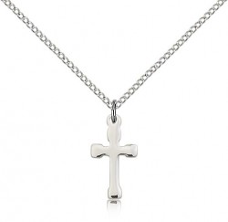 Cross Pendant, Sterling Silver [BL5435]