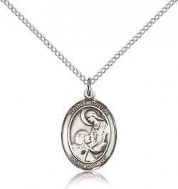 St. Paula Medal, Sterling Silver, Medium [BL3031]