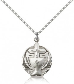 Communion Medal, Sterling Silver [BL5462]