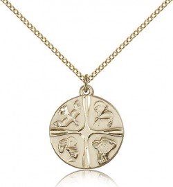 Christian Life Medal, Gold Filled [BL6784]
