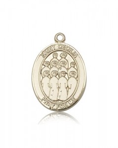 St. Cecilia Choir Medal, 14 Karat Gold, Large [BL1063]