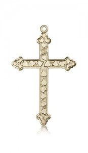Cross Pendant, 14 Karat Gold [BL6727]