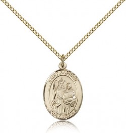 St. Raphael the Archangel Medal, Gold Filled, Medium [BL3163]