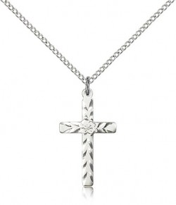 Cross Pendant, Sterling Silver [BL6415]