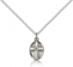 Cross Pendant, Sterling Silver [BL5089]
