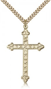 Cross Pendant, Gold Filled [BL6726]