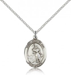 St. Joan of Arc Medal, Sterling Silver, Medium [BL2248]