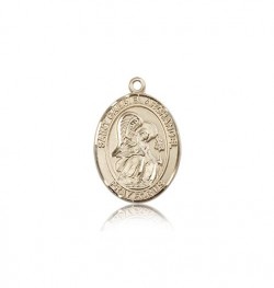 St. Gabriel the Archangel Medal, 14 Karat Gold, Medium [BL1853]