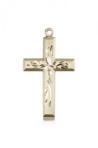 Cross Pendant, 14 Karat Gold [BL6603]