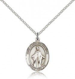 Our Lady of Africa Medal, Sterling Silver, Medium [BL0253]