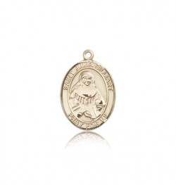St. Julia Billiart Medal, 14 Karat Gold, Medium [BL2476]