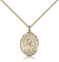 Our Lady of La Vang Medal, Gold Filled, Medium [BL0349]