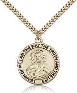 Scapular Medal, Gold Filled [BL5755]