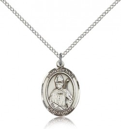 St. Dennis Medal, Sterling Silver, Medium [BL1590]