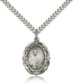 St. Jude Medal, Sterling Silver [BL5992]