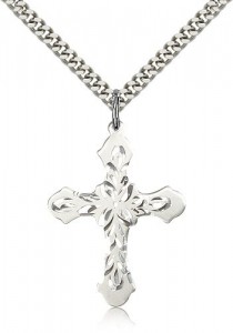 Cross Pendant, Sterling Silver [BL6758]