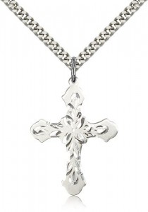 Cross Pendant, Sterling Silver [BL6758]
