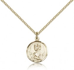 St. Christopher Medal, Gold Filled [BL4541]