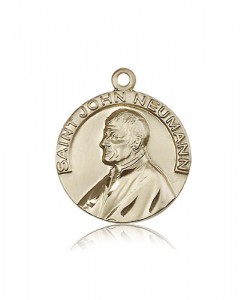 St. John Neumann Medal, 14 Karat Gold [BL6103]