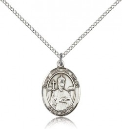 St. Leo the Great Medal, Sterling Silver, Medium [BL2599]