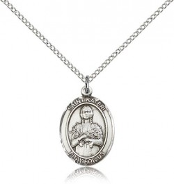 St. Kateri Medal, Sterling Silver, Medium [BL2527]