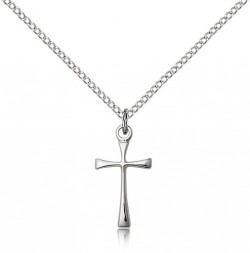 Maltese Cross Pendant, Sterling Silver [BL5285]