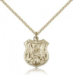 St. Michael the Archangel Medal, Gold Filled [BL6487]